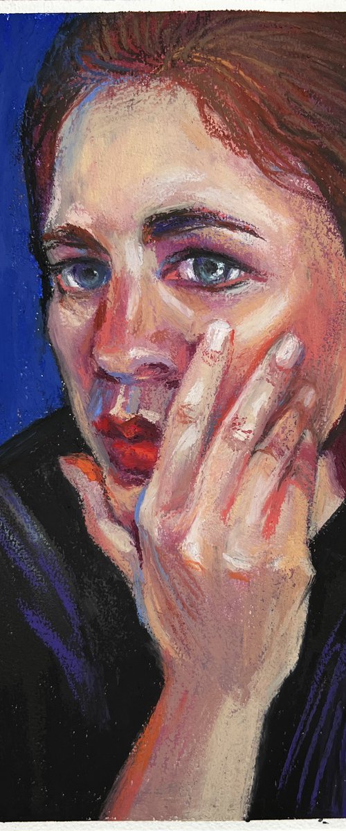 Portrait. Pensive mood. by Natalia Veyner