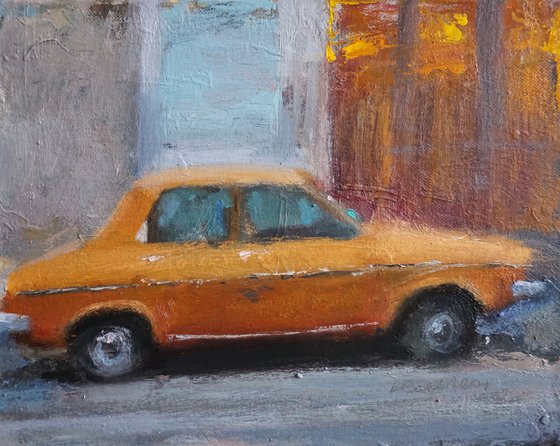 Renault 12 orange