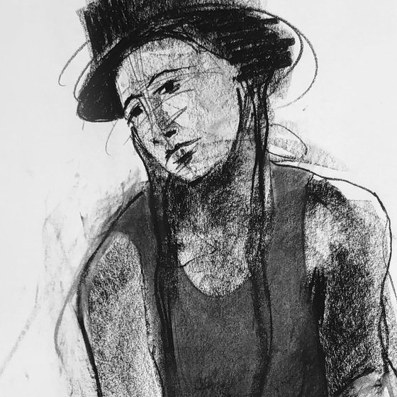 Girl with a hat