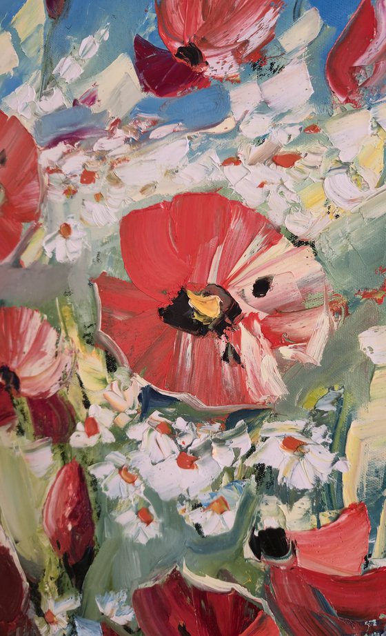 Poppies and Daisies Meadow