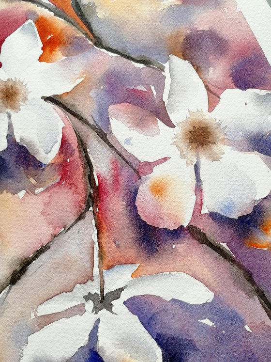 Magnolia painting