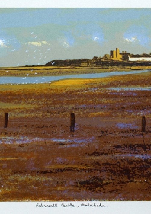 Robswall Castle, Malahide. by Aidan Flanagan Irish Landscapes