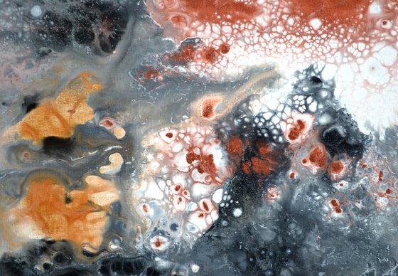 Neutral VI 140X70cm Gold and Silver Effect