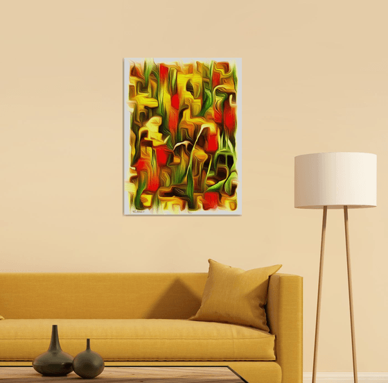 Abstract daffs