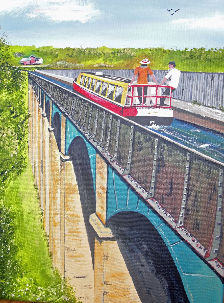 Aquaduct on Llangollen Canal by Chris Pearson