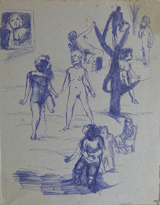 One vintage sketch