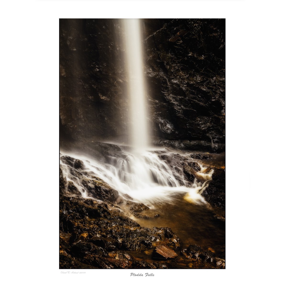 Plodda Falls by David Ireland LRPS