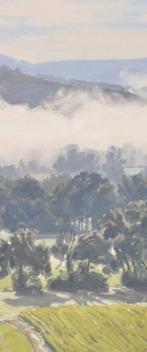 September 6, Loire Valley, morning mist by ANNE BAUDEQUIN