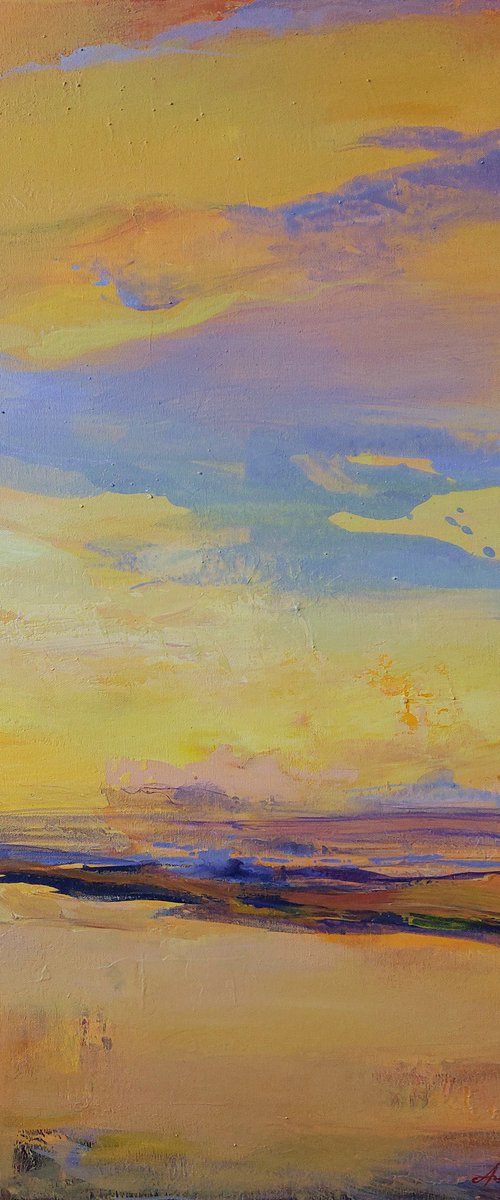 ”A Twinkling of Sunset” by Anna Silabrama