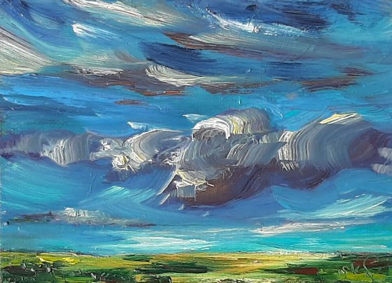 Dancing clouds on a summers day