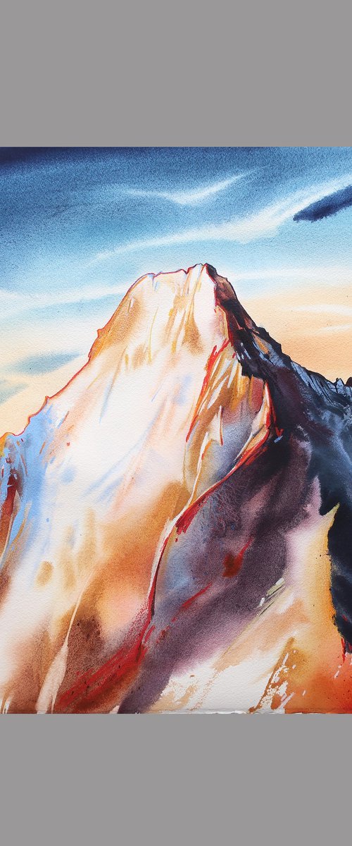 Matterhorn Mountain by Alla Vlaskina
