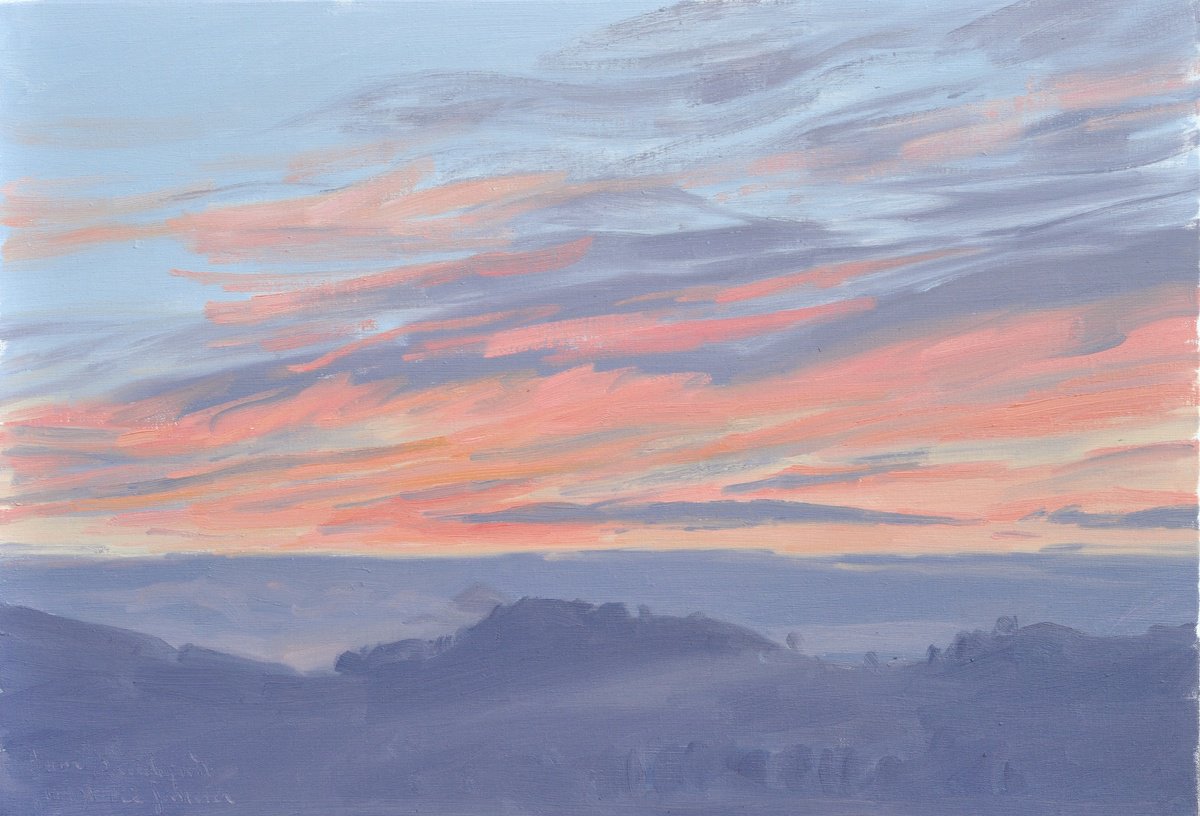 Sunrise over the mountains II by ANNE BAUDEQUIN