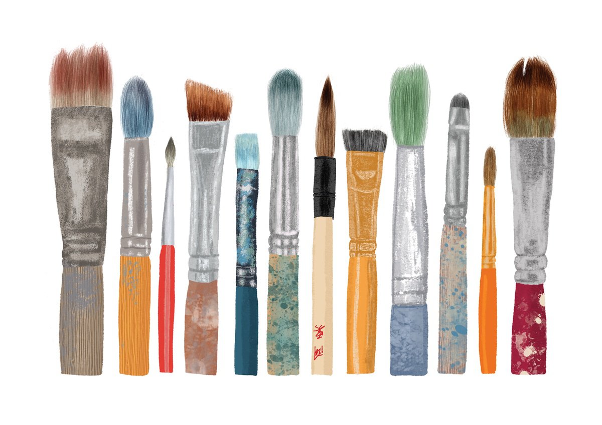 Brushes collection, limited-edition by Design Smith