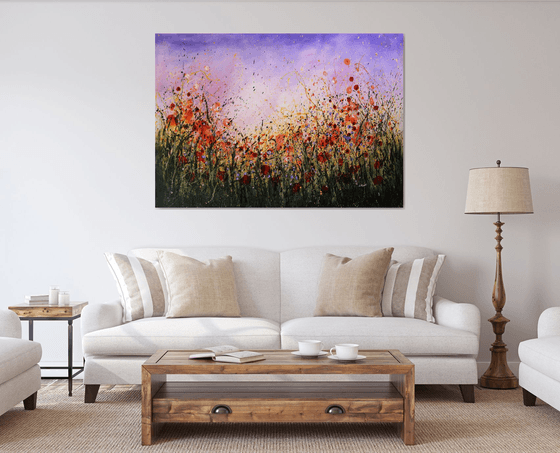 Distant Breeze - Extra large  landscape painting