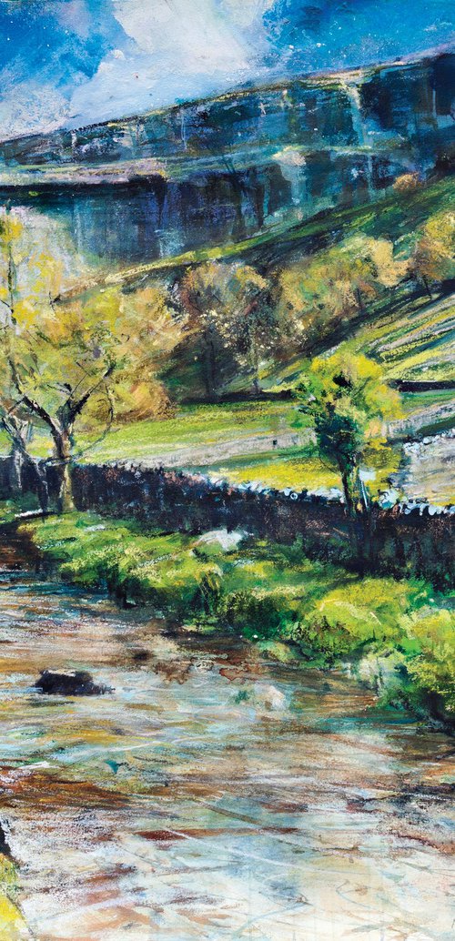 Summer at Malham Cove - The Yorkshire Dales by Robert Dutton