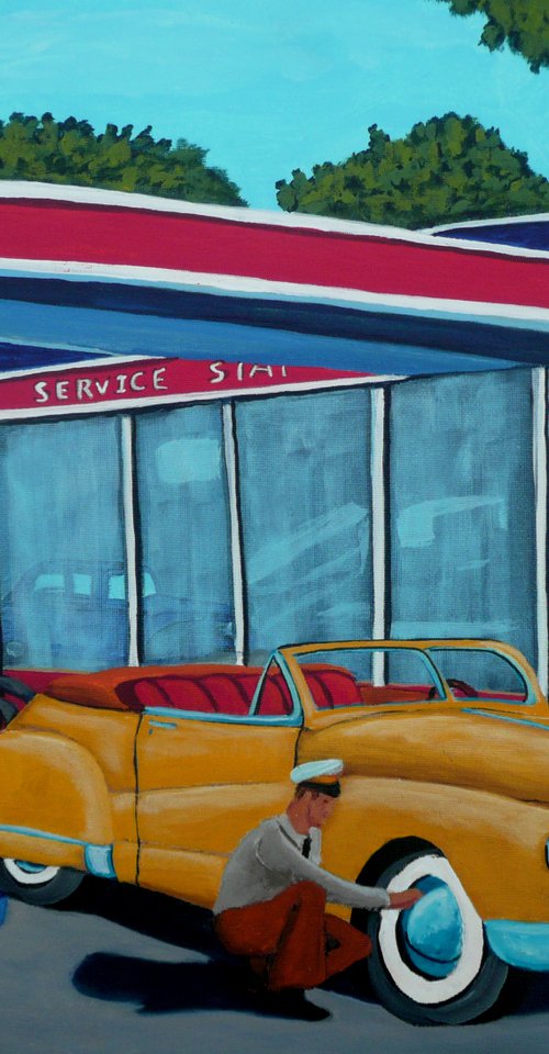 Service Station by Dunphy Fine Art
