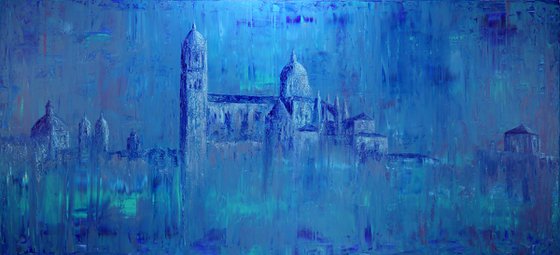 Salamanca Blue - Extra Large Artwork XXXL