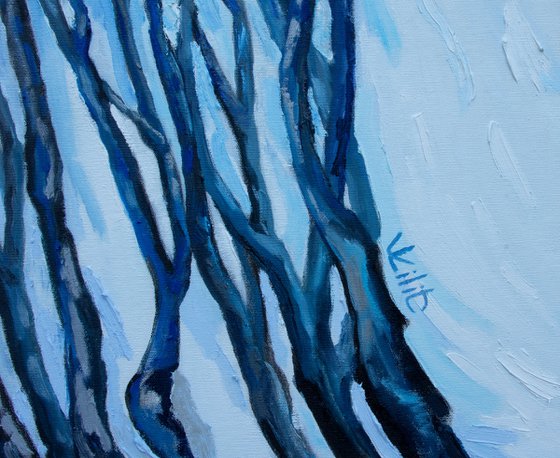 Trees in Blue