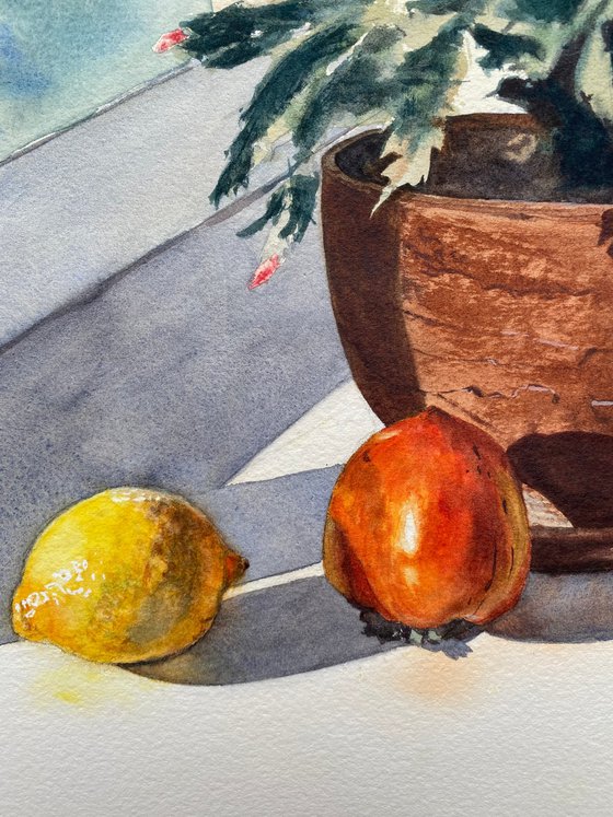 Fruits and flower