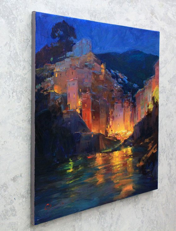 Italian coast in Riomaggiore