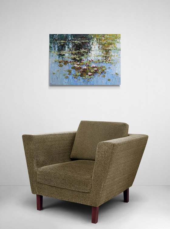 White Water Lilies Pond