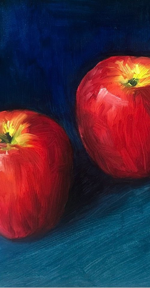 Crispy cold apples by Irina Sherbiak