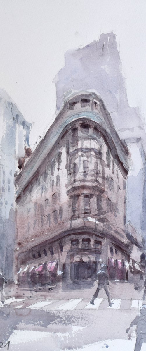 New York city - Manhattan by Goran Žigolić Watercolors