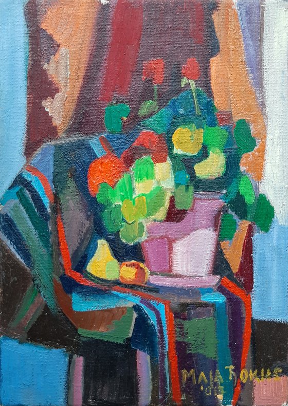 Still life #4, miniature 11x16 cm