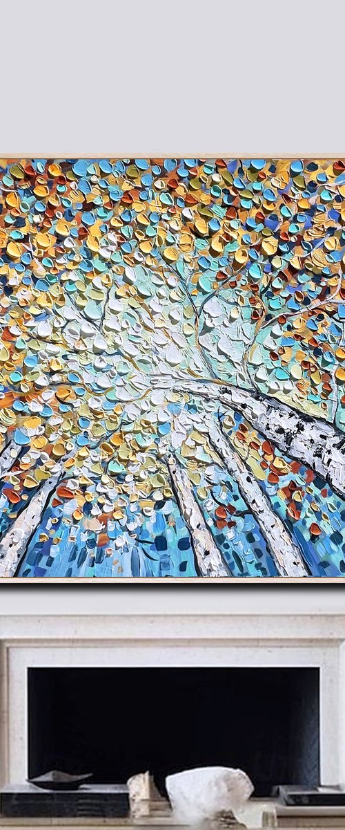 Birch Sky by Lana Guise