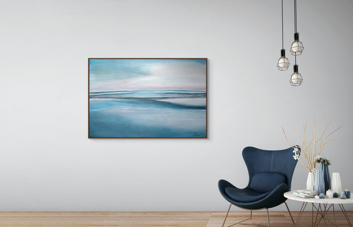Impressionistic Painting , Bon Voyage By Peter Stahr, 48 X 33, Artwork For Sale On Artfinder
