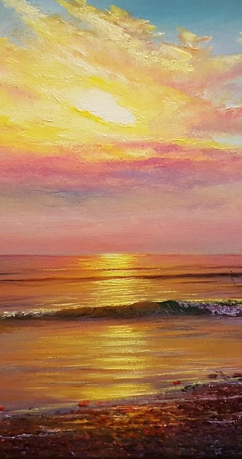 Burning Sunset by Paul Narbutt