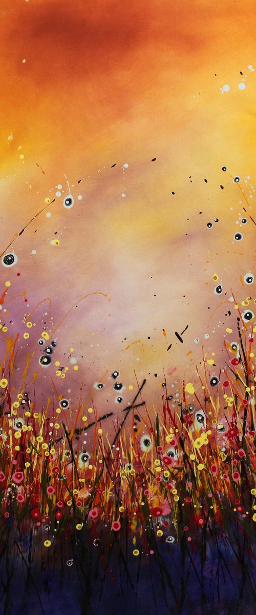 Step By Step #2  - Large original abstract painting by Cecilia Frigati