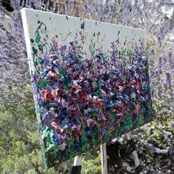 Plum Blossom Mixed Media