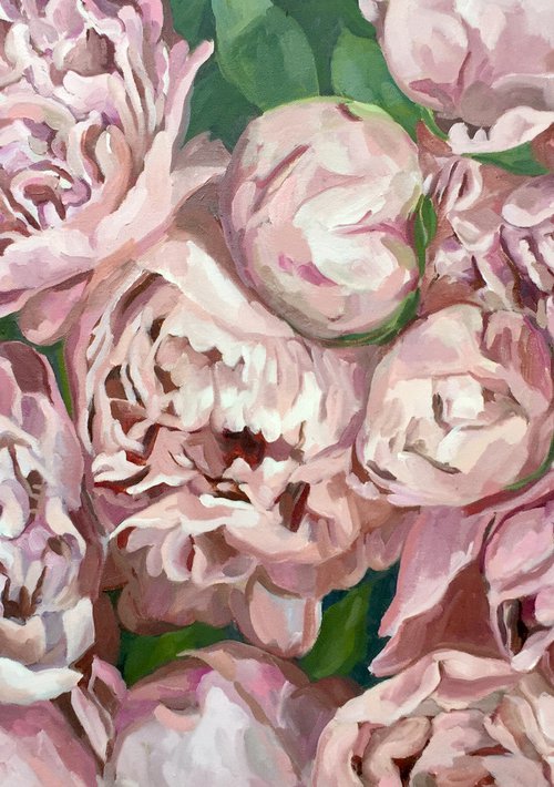 Jules Elie Peonies by Katharine Rowe