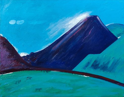 Etude paysage au volcans by Lionel Le Jeune