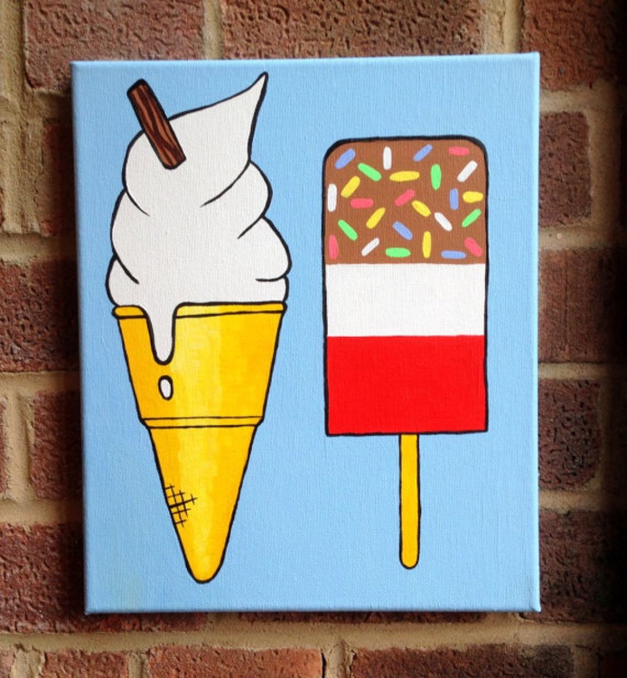 Fab Lolly And Mr Whippy Ice Cream Pop Art Artfinder