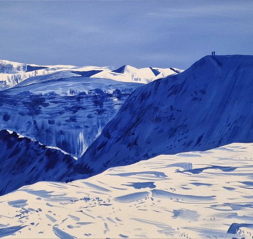 Winter on Helvellyn, The Lake District by Sam Martin