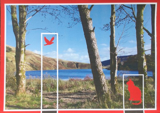 Glenbuck reservoir. Ayrshire.(Scotland).