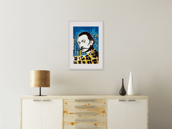 Dali in Yellow and Blue