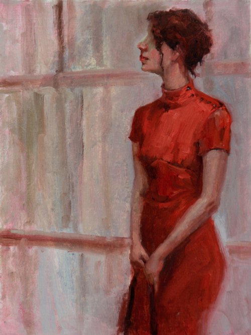Girl in Red by IRINA Kirienko-Milton