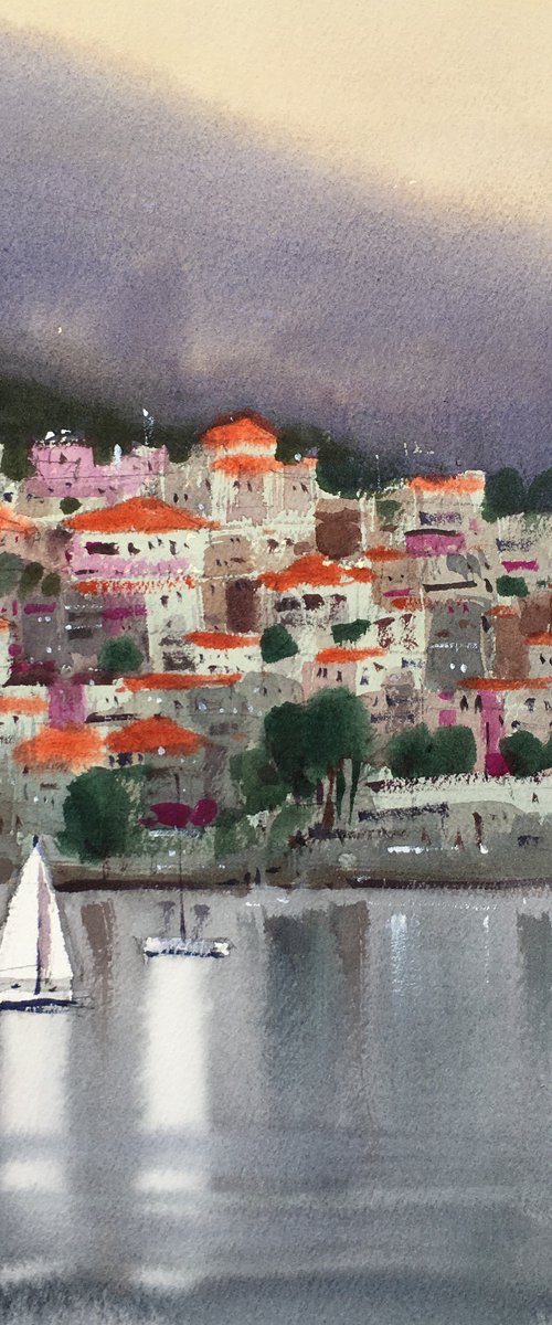 The plot in silver tones. Greece by Andrii Kovalyk