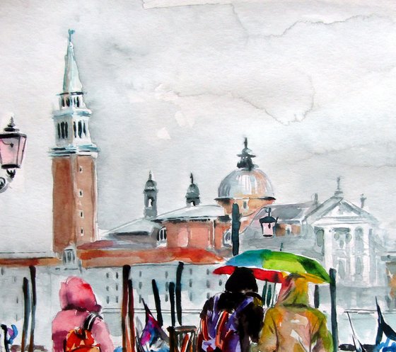 Rainy day in Venice