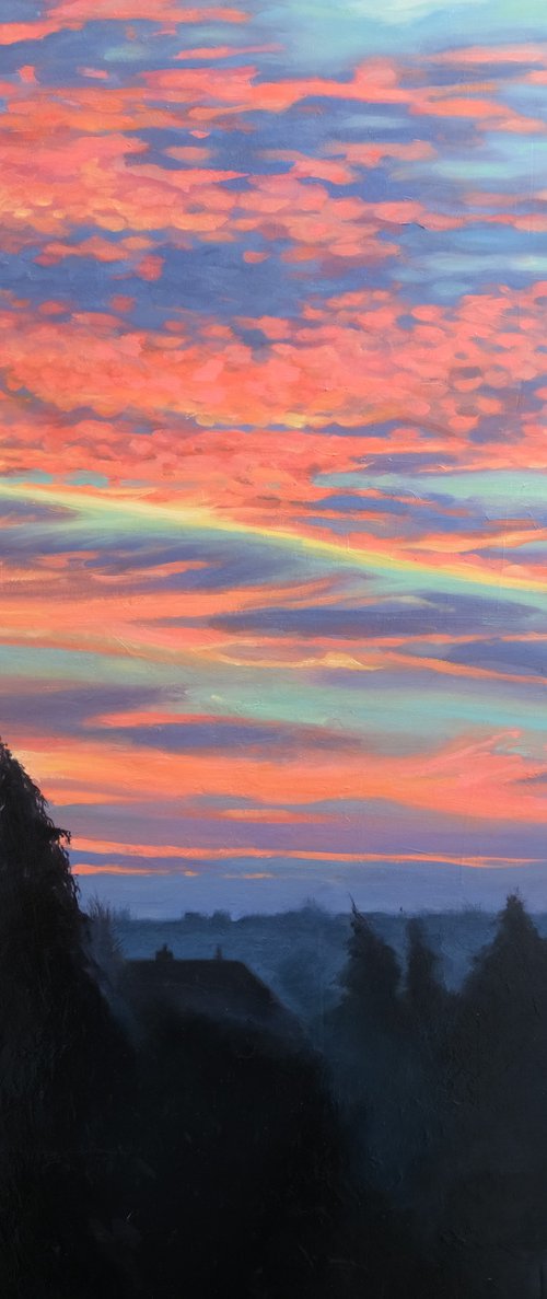 fire sky by Kerry Lisa Davies