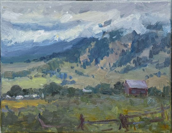 Rainy Morning on Springhill Road