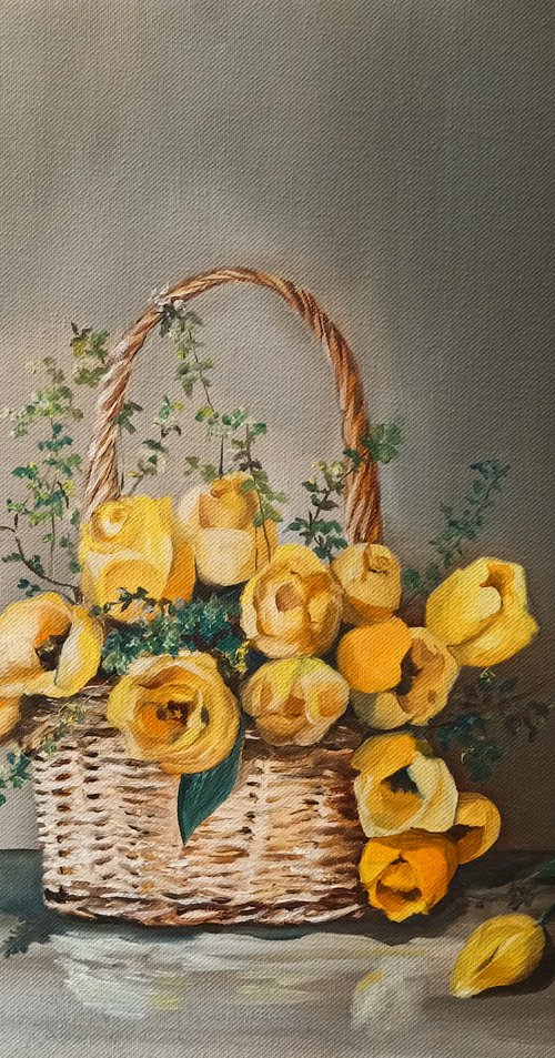 Yellow tulips by Anna Rita Angiolelli