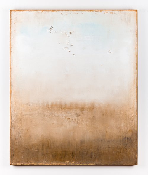 Beige abstract painting SK431 by Radek Smach