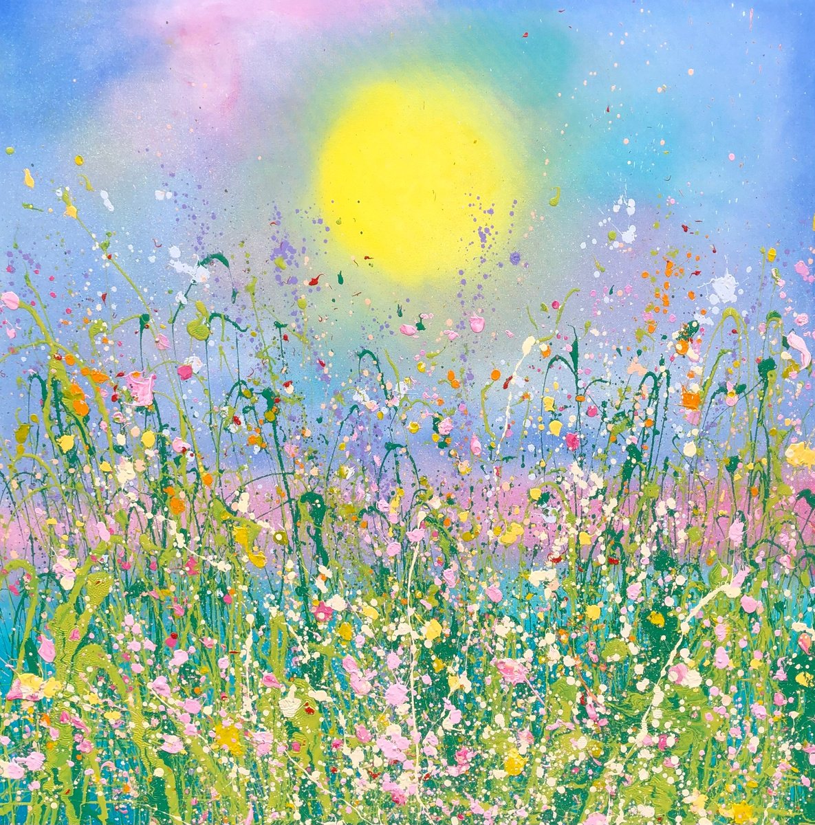 All The Spring Love Songs Of My Heart By Yvonne Coomber, 47 X 47, Artwork For Sale On Artfinder