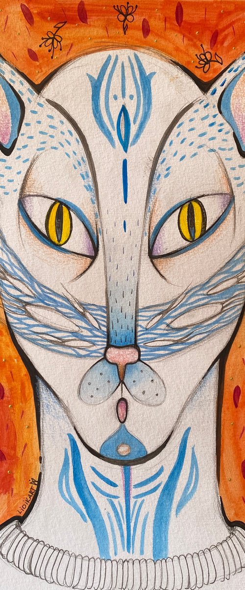 Cat from another world by Lidia Matviyenko /Lidikart/