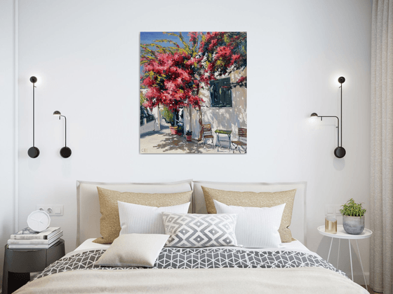 "Blooming yard of Greece"