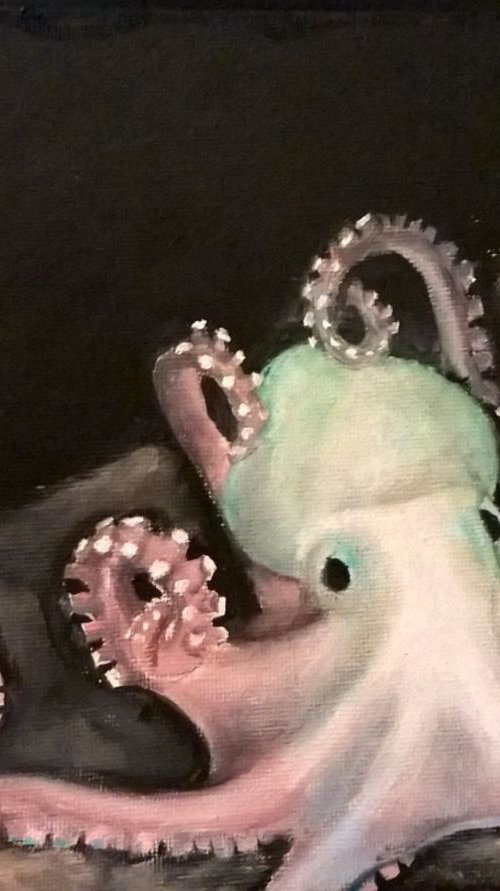 Little octopus by Viktória Déri